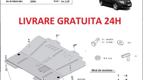 Scut motor metalic otel 2mm Chevrolet Orlando