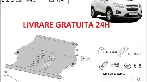 Scut motor metalic otel 2mm Chevrolet Trax 20