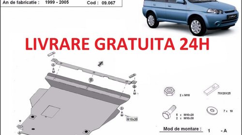 Scut motor metalic otel 2mm Honda HR-V 1999-2