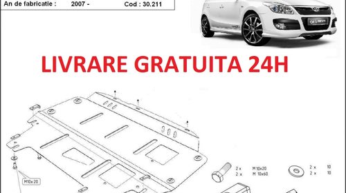 Scut motor metalic otel 2mm Hyundai i30 2007-