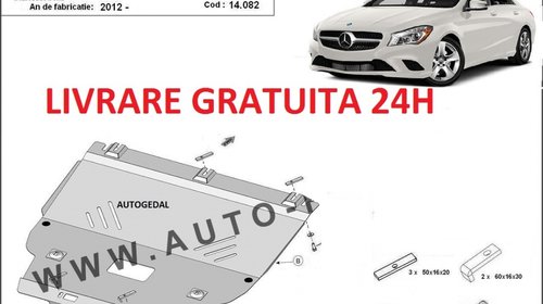 Scut motor metalic otel 2mm Mercedes A-Classe