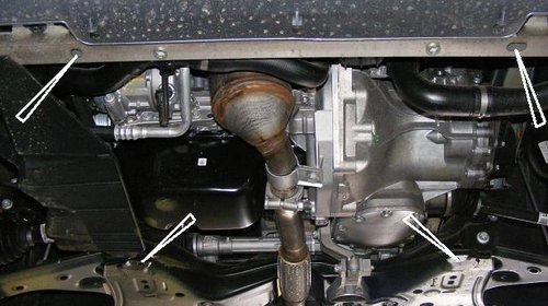 Scut motor metalic otel 2mm Opel Corsa D 2006-2014 COD:17.117