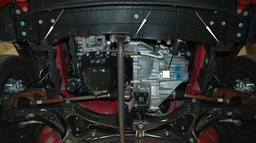 Scut motor metalic otel 2mm Peugeot 107 2006-PREZENT COD:30.219
