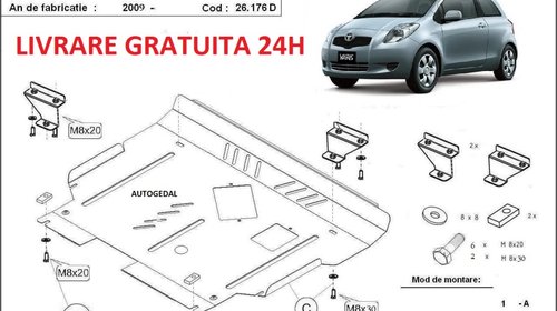 Scut motor metalic otel 2mm Toyota Yaris (Die