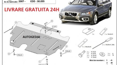 Scut motor metalic otel 2mm Volvo XC70 2007-p