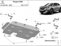 Scut motor metalic Peugeot 2008 2020-prezent