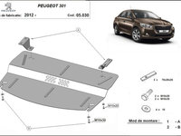Scut motor metalic Peugeot 301 2012-prezent