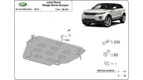 Scut motor metalic range rover evoque Land Rover Range Rover Evoque (06.2011->)[L538] #5