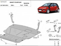 Scut motor metalic Smart ForFour - Benzina 2004-2014