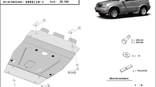 Scut motor metalic Suzuki Grand Vitara 2005-2