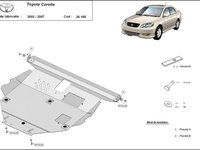 Scut motor metalic Toyota Corolla 2002-2007