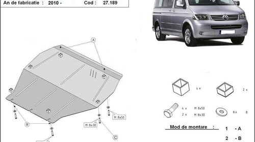 Scut motor metalic Volkswagen Transporter T5