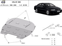 Scut motor metalic Volvo S80 1998-2006