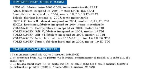 SCUT MOTOR METALIC VW GOLF 5 10676534