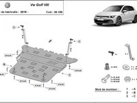 Scut motor metalic VW Golf 8 2019-prezent