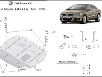 Scut motor metalic VW Passat CC 2008-2014