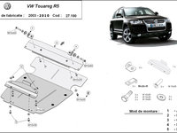 Scut motor metalic VW Touareg 2003-2010