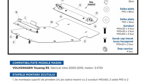 Scut Motor Metalic VW Touareg R5