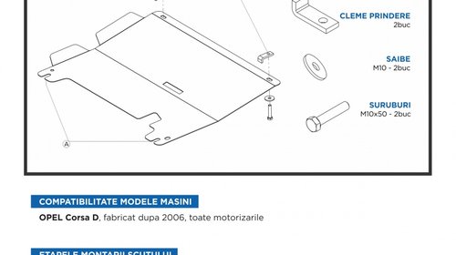 Scut Motor Opel Corsa D