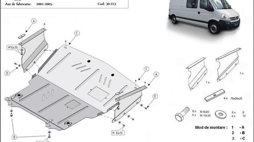 Scut Motor Opel Movano