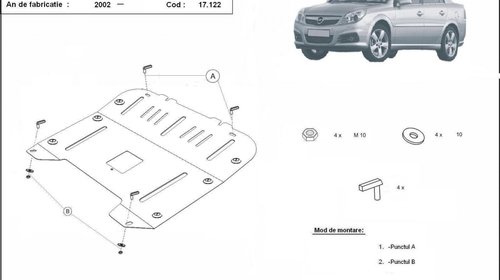 Scut motor Opel Vectra C 2002-2013