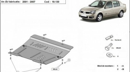 Scut motor Renault Clio II 2001-2007