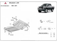 Scut motor si radiator metalic Mitsubishi L200 2001-2006