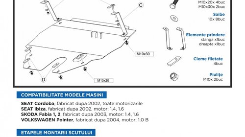 Scut Motor Skoda Fabia I, II, Seat Ibiza / Cordoba, VW Pointer
