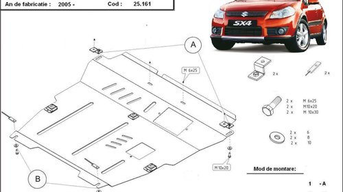 Scut motor Suzuki SX4