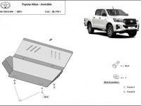 Scut radiator din aluminiu 6mm Toyota Hilux Invincible 2021-prezent