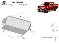 Scut radiator metalic Fiat Fullback 2016-prezent