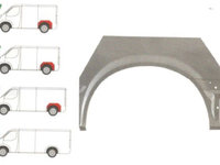 Segment reparatie aripa spate Ford Transit, 05.2000-04.2006 Model Scurt, Transit/Tourneo 2006-2013 Scurt, parte montare Segment reparatie aripa spate stanga, 32478347, Aftermarket