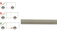 Segment reparatie aripa spate Mercedes Sprinter 1995-2007, VW LT 1995-2006 L=2900 Partea Dreapta, Spate in fata rotii , baza roti :4025 mm, inaltime 150 mm