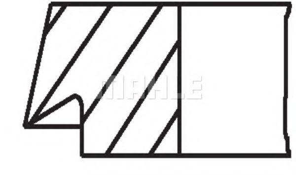 Segmenti piston AUDI A8 (4E_) (2002 - 20
