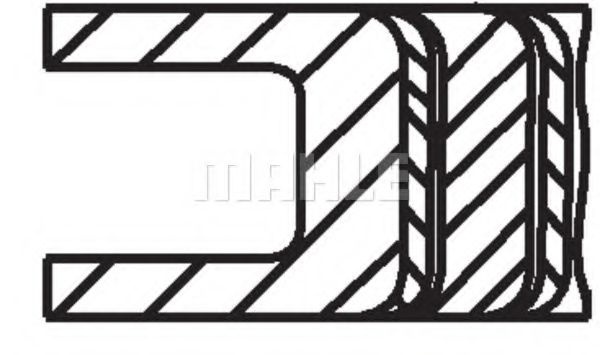 Segmenti piston CITROËN C5 II (RC_) (20