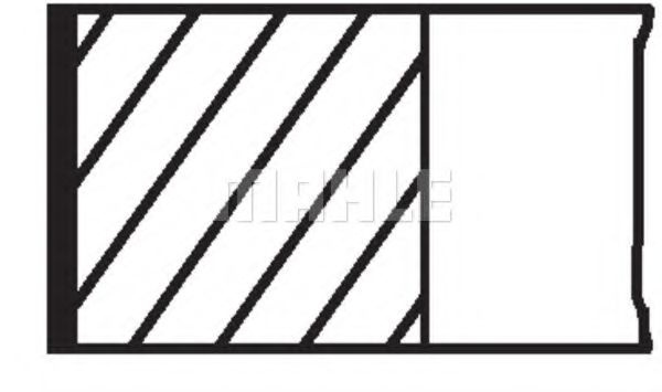 Segmenti piston OPEL CORSA C (F08, F68) 