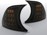 Semnale fata BMW E46 Coupe Cabrio 1999-2001 Negru pe LED