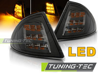 Semnale Semnalizatoare Fata BLACK LED compatibila BMW E46 05.98-08.01