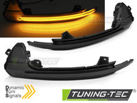 Semnale Semnalizatoare IN THE MIRROR SMOKE LED SEQ compatibila AUDI A6 C7 11-18