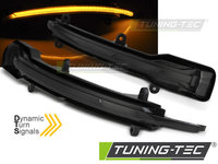 Semnale Semnalizatoare IN THE MIRROR SMOKE LED SEQ compatibila AUDI Q5 12-18 / Q7 09-15