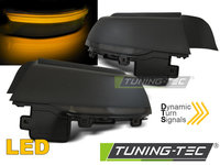 Semnale Semnalizatoare IN THE MIRROR SMOKE LED SEQ compatibila VW POLO 6R 09-17