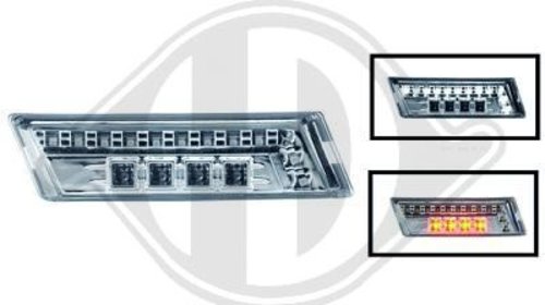 SEMNALIZARE CU LED AUDI TT FUNDAL CROM -COD 1