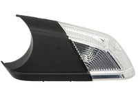 Semnalizare oglinda Skoda Octavia Ii/Tour 2 (1z3/1z5), 06.2004-12.2012, Vw Polo (9n3), 04.2005-08.2009, partea Stanga, LED, alb, cu capac, Omologare: ECE, Taiwan