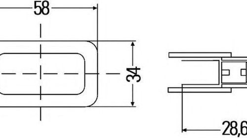 Semnalizator AUDI A6 4A C4 HELLA 2BM003647021