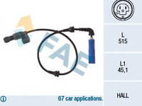 Senzor ABS BMW Z4 (E85) (2003 - 2009) FAE 78033