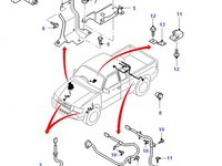 Senzor abs fata Ford Ranger model dupa 2006