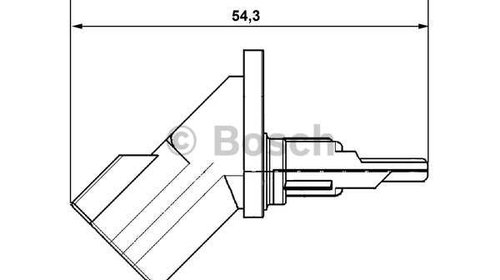 Senzor ABS Ford Mondeo Mk3 2000-2007 - BOSCH