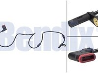 Senzor ABS MERCEDES-BENZ CLK Cabriolet A209 BENDIX 058104B
