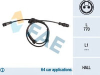 Senzor ABS RENAULT MEGANE II (BM0/1_, CM0/1_) (2002 - 2011) FAE 78026