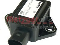 Senzor, acceleratie longitudinala/transversala AUDI A6 limuzina (4B2, C5), AUDI A6 Avant (4B5, C5), SKODA FABIA (6Y2) - METZGER 0900534